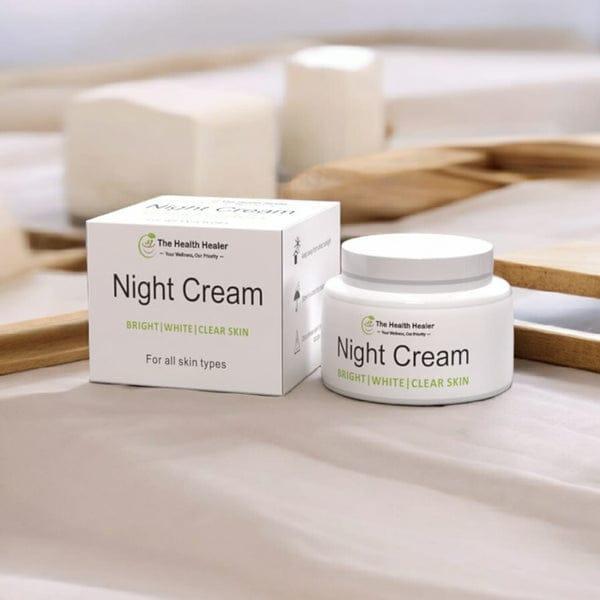 Bright White Night Cream for Glowing Skin β Whitening & Repair Cream for Pakistani Skin