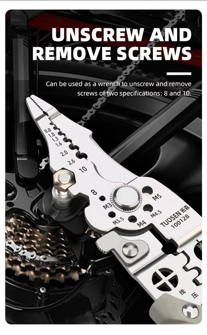 Electrician Wire Stripper Pliers Multi-Function – Chrome Vanadium Steel Heavy Duty Tool Pakistan