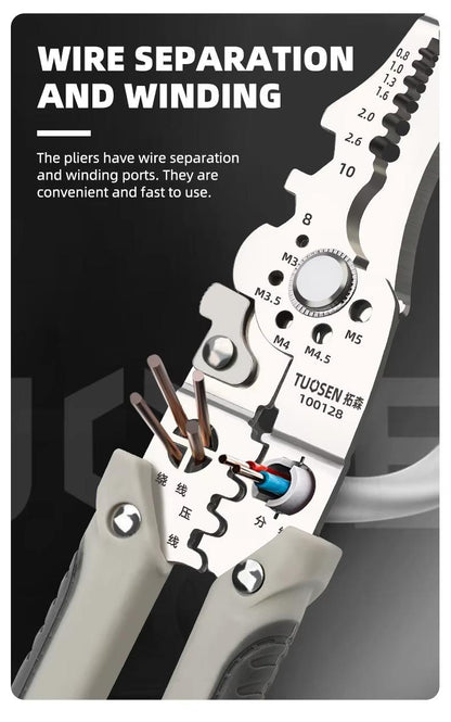 Electrician Wire Stripper Pliers Multi-Function – Chrome Vanadium Steel Heavy Duty Tool Pakistan