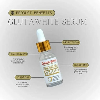Original Gluta White Skin Whitening Serum 30ml – Brightening & Even Tone Face Serum