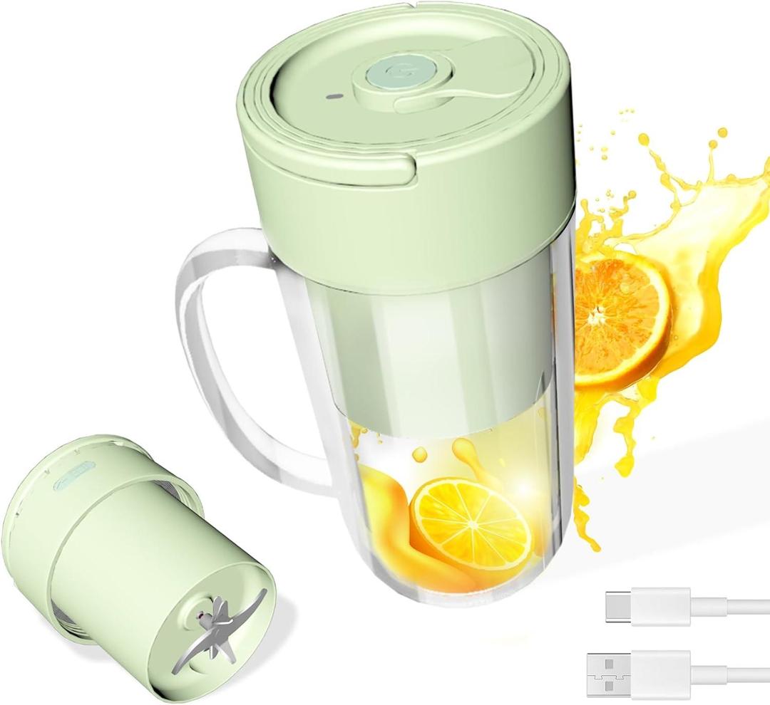Portable Electric Juice Cup Blender – Rechargeable Travel Juicer Bottle for Office & Home